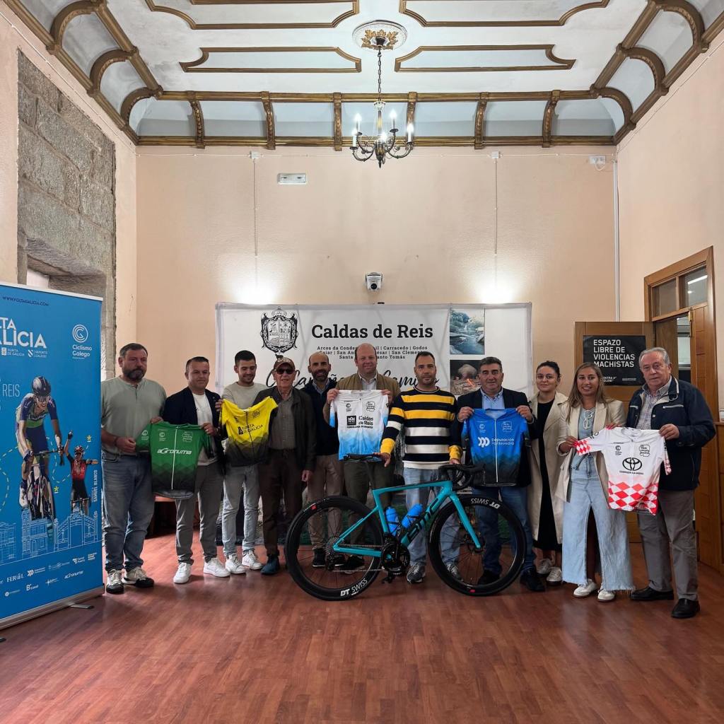 Caldas de Reis calienta motores para recibir la Vuelta Ciclista a&nbsp;Galicia